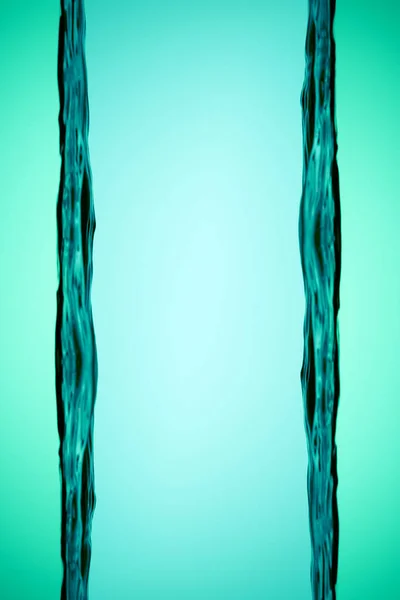 Conceptual Background Two Strips Surface Water Turquoise Color — Stock Photo, Image