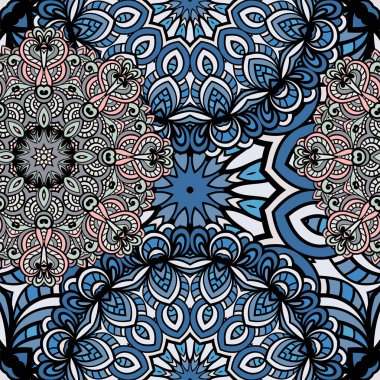 sorunsuz mandala desen.