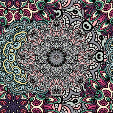 sorunsuz mandala desen.