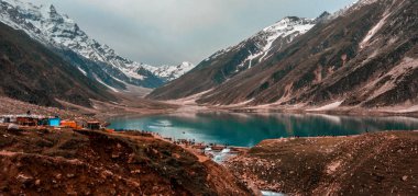 Göl Saif Al Maluk Naran Valley, Pakistan güzel görünümü