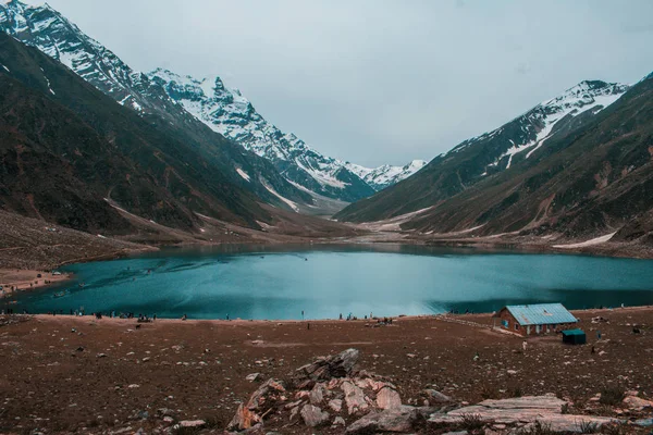 Vacker Utsikt Över Sjön Saiful Muluk Kaghan Valley Naran Pakistan — Stockfoto