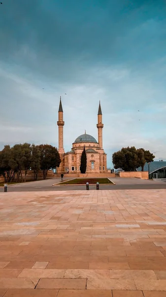 Vacker utsikt på hayder ali Road, Baku, — Stockfoto