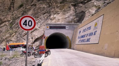 Attabad Tunnel In The Mountains Of Korakoram Highway At Attabad clipart