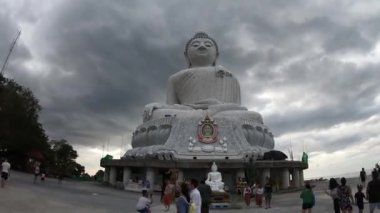 Hiperlapse Büyük Buda Heykeli - Maravija Buda Heykeli Nakkerd Tepesi, Phuket, Tayland 20 / 11 / 2019