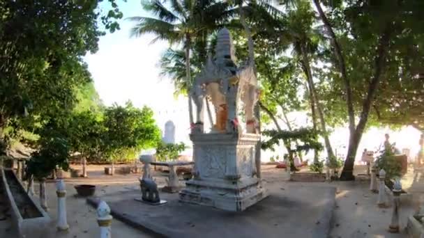 Místo Uctívání Pláži Nang Okrese Nang Krabi Thajsko 2019 — Stock video