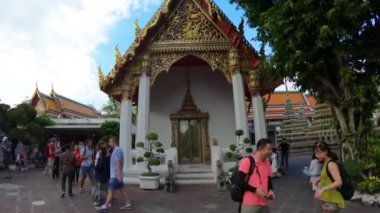 Wat Phra Chetuphon (Wat Pho) Budist tapınağı kompleksi Phra Nakhon İlçesi, Bangkok, Tayland 25 / 11 / 2019