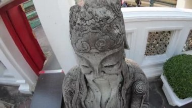 Budist tapınağı kompleksi Phra Nakhon Bölgesi, Bangkok, Tayland 25 / 11 / 2019