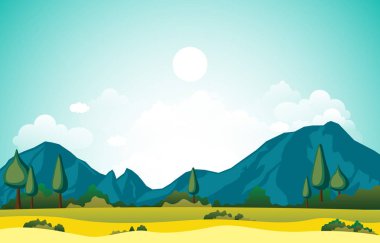 Dağlar tepeler yeşil çim doğa gökyüzü manzara