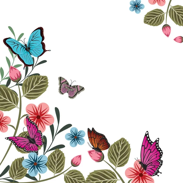 Corner Butterfly Border Designs
