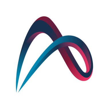 Korku veren lüks sonsuzluk A mektup Logo simge tasarlamak