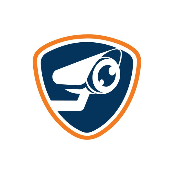 Безпека спостереження Око Камера Дивитися логотип Піктограма Шаблон — стоковий вектор