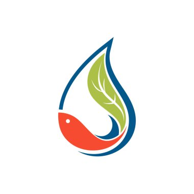 Aqua Scape akvaryum balık ekoloji Logo sembol su