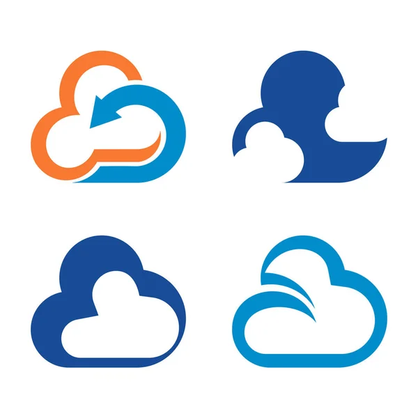 Simple Cloud Internet Online Business Symbol Icon Template