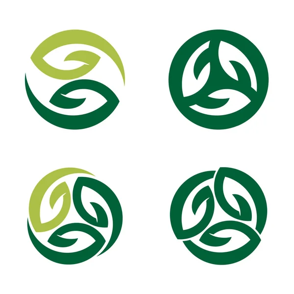 Simple Green Circle Ecology Sharing Recycling Symbol Icon