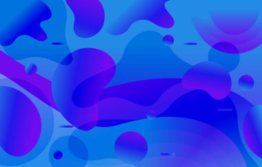 Renkli gradyan sıvı sıvı geometrik dinamik şekil arka plan