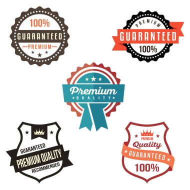 Üstün Kalite Garantili Etiket Kalkanı Rozeti Sembol Sertifikası