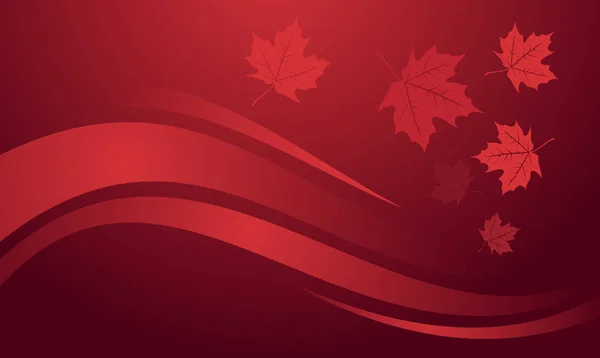 Maple Leaf Red Nature Vector Background Wallpaper