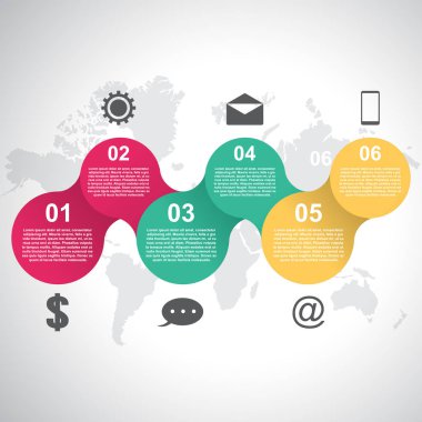 Zincirli Çember Soyut İş Bilgileri Şablonu