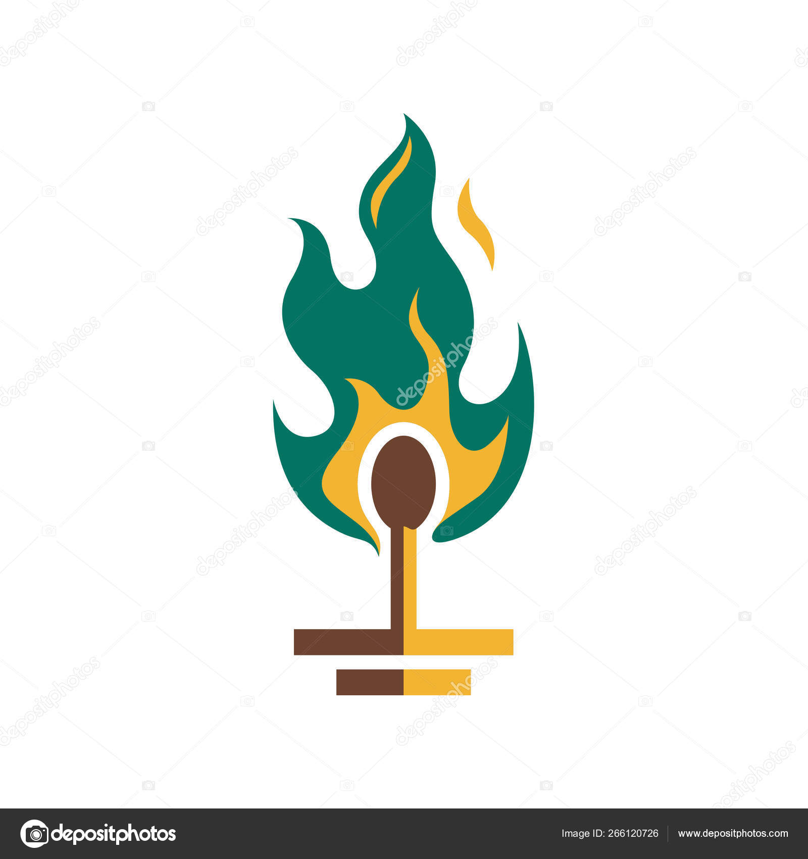 Ilustração de fogo, desenho de fogo, logotipo de fogo chama dos