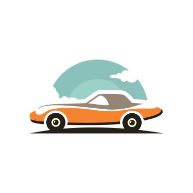 Lüks Kas Araba Servisi Logo Sembol Şablonu