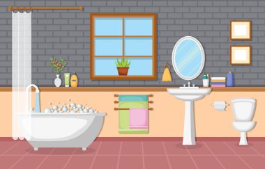 Klasik Banyo Temizlik Odası Ahşap Mobilya Düz Tasarımı