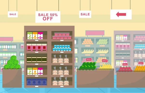 Süpermarket Market Rafları Mağazası Perakende Mağazası Alışveriş Merkezi Daire Çizimi