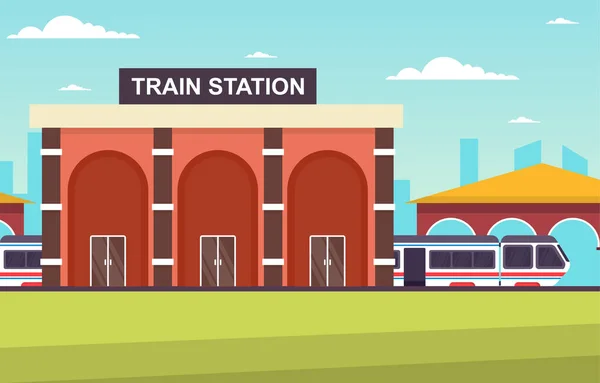 Demiryolu Toplu Taşımacılık Metro Tren İstasyonu Çizimi