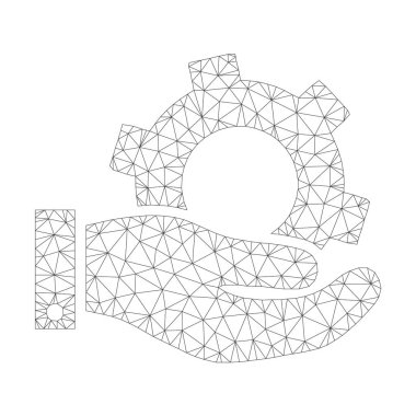 Vektör Service simgesini mesh