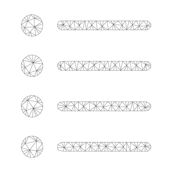 Mesh Vector Items pictogram — Stockvector