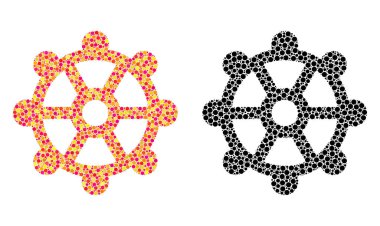 Nokta Cog mozaik simgeler