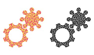 Nokta Gears mozaik simgeler