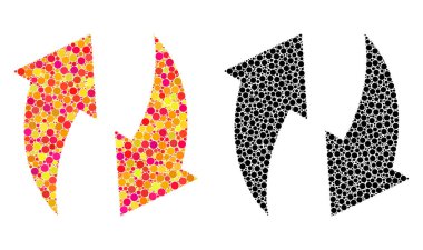 Nokta yenileme mozaik simgeler