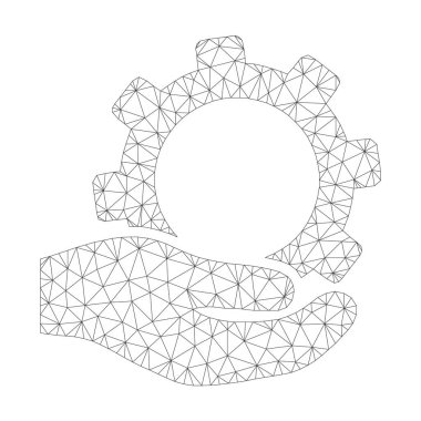 Vektör Service simgesini mesh