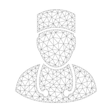 Kafes vektör Doktor simgesi