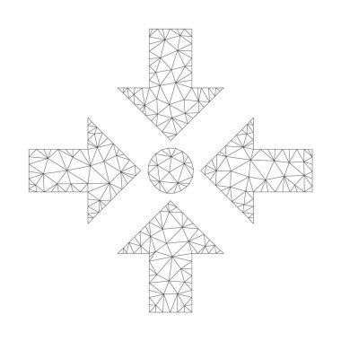 Vektör Shrink okları simge mesh