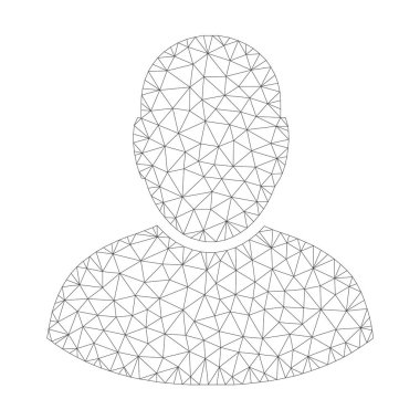 Vektör Kullanıcı simgesi mesh