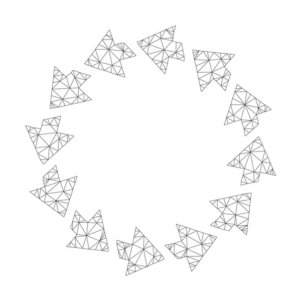 网格矢量旋转 ccw 图标 — 图库矢量图片