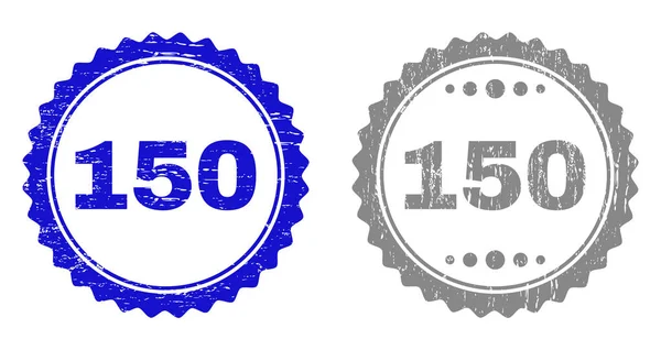 Texturizado 150 Scratched Watermarks com fita — Vetor de Stock