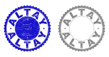 Dokulu Altay damga mühürler çizik