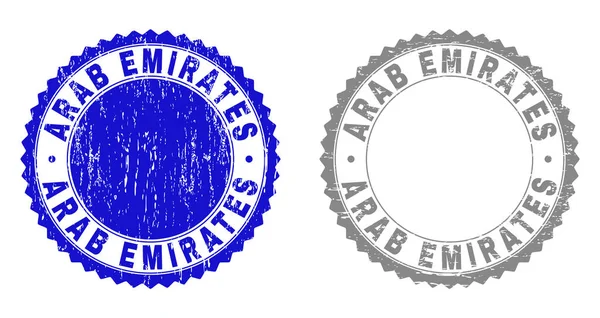 Texturierte arabische Emirate Grunge Wasserzeichen — Stockvektor