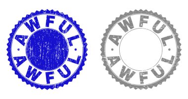 Korkunç Grunge pullar dokulu