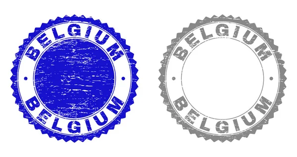 Texturierte belgische Wasserzeichen — Stockvektor