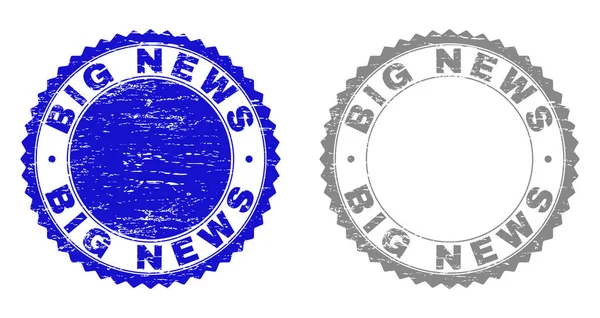 GRunge GRAN NOTICIAS Rasguñado marcas de agua — Vector de stock