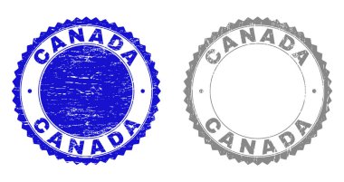 Grunge Kanada pullar çizik