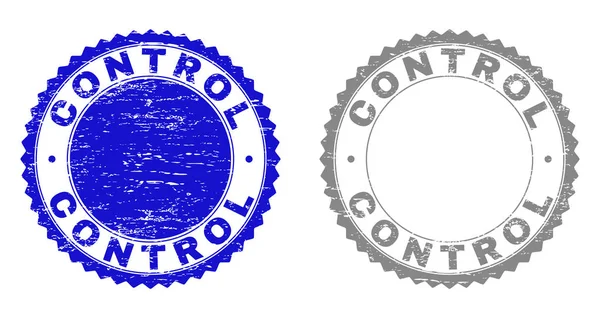Grunge CONTROL Timbres texturés — Image vectorielle