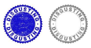 Grunge iğrenç damga mühürler dokulu