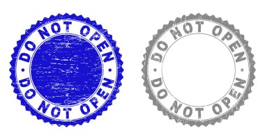 Grunge çizilmiş pullar açık değil