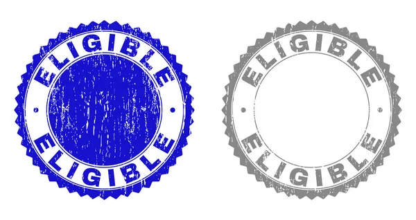 Grunge ELIGIBLE Filigranes rayés — Image vectorielle