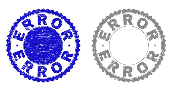 Grunge ERROR Sellos texturizados — Archivo Imágenes Vectoriales