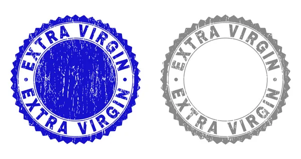 Грандж EXTRA VIRGIN Текстуровані водяні знаки — стоковий вектор